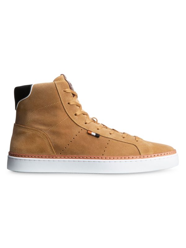 Allen Edmonds Alpha High Top Suede Sneakers